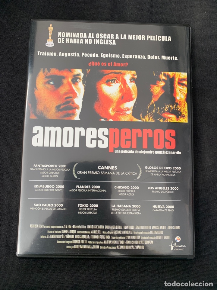 Cine: (S332) AMORES PERROS ( dvd Segunda mano )