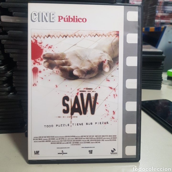 Cinema: DVS13 saw- DVD SEGUNDAMANO TAPA FINA