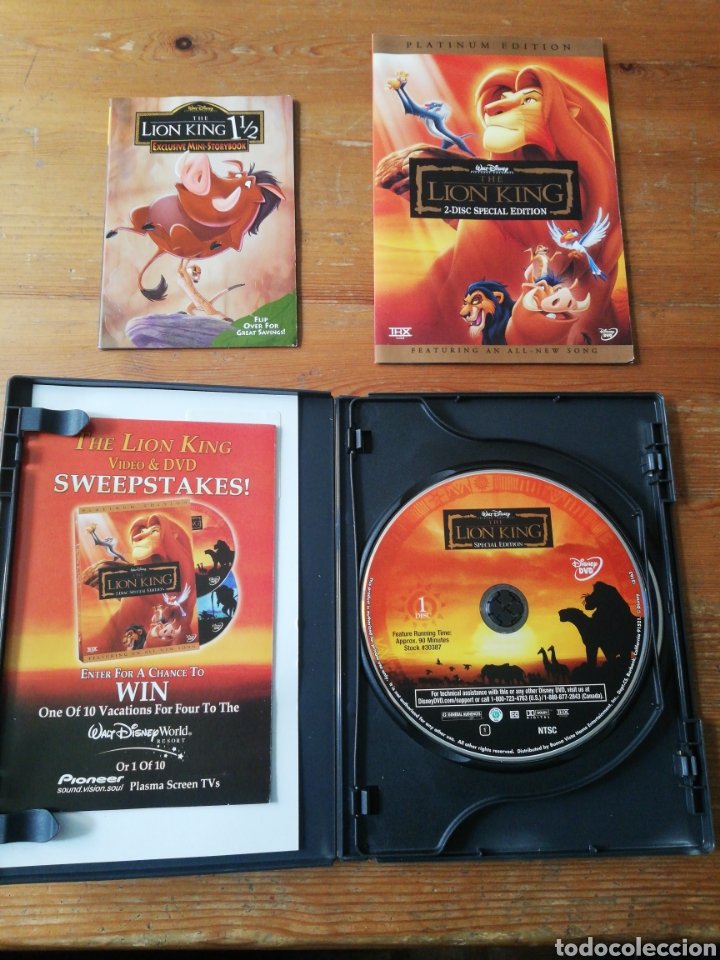 Dvd The Lion King 2 Disc Special Edition Buy Dvd Movies At Todocoleccion