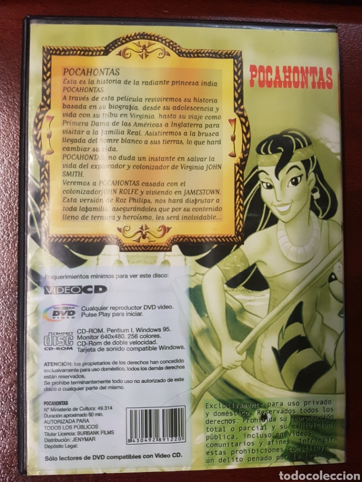 Cine: POCAHONTAS DVD - Foto 2