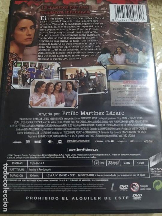 Cine: LAS 13 ROSAS DVD - Foto 2