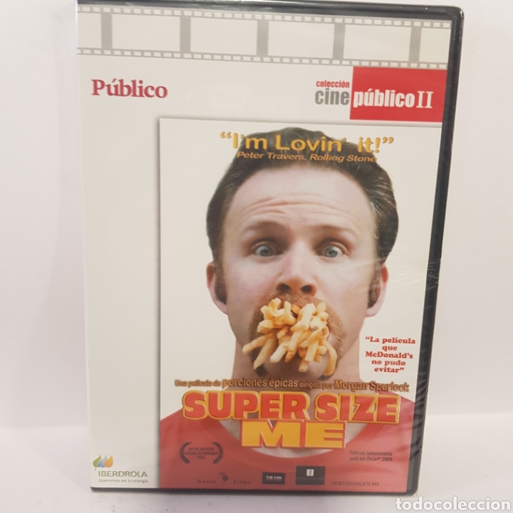 Cinema: DVS2 Super Size Me ‐DVD SEGUNDA MANO TAPA FINA