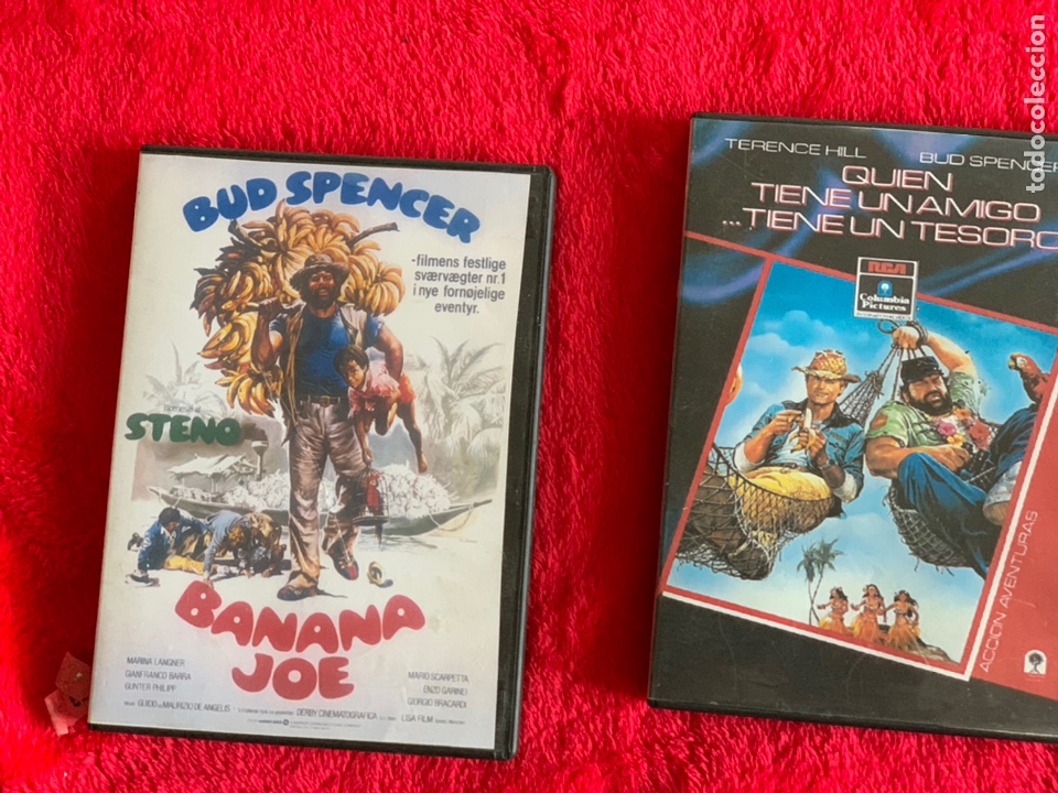 Cine: Dos pel&iacute;culas DVD grabadas buda Spencer y te describe el tiene un amigo tiene un tesoro Y banana joe
