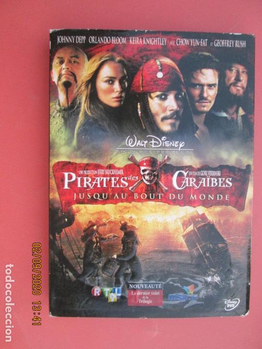 Cinema: PIRATES DES CARAIBES - JUSQU`AU BOUT DU MONDE DVD- JONNY DEPP