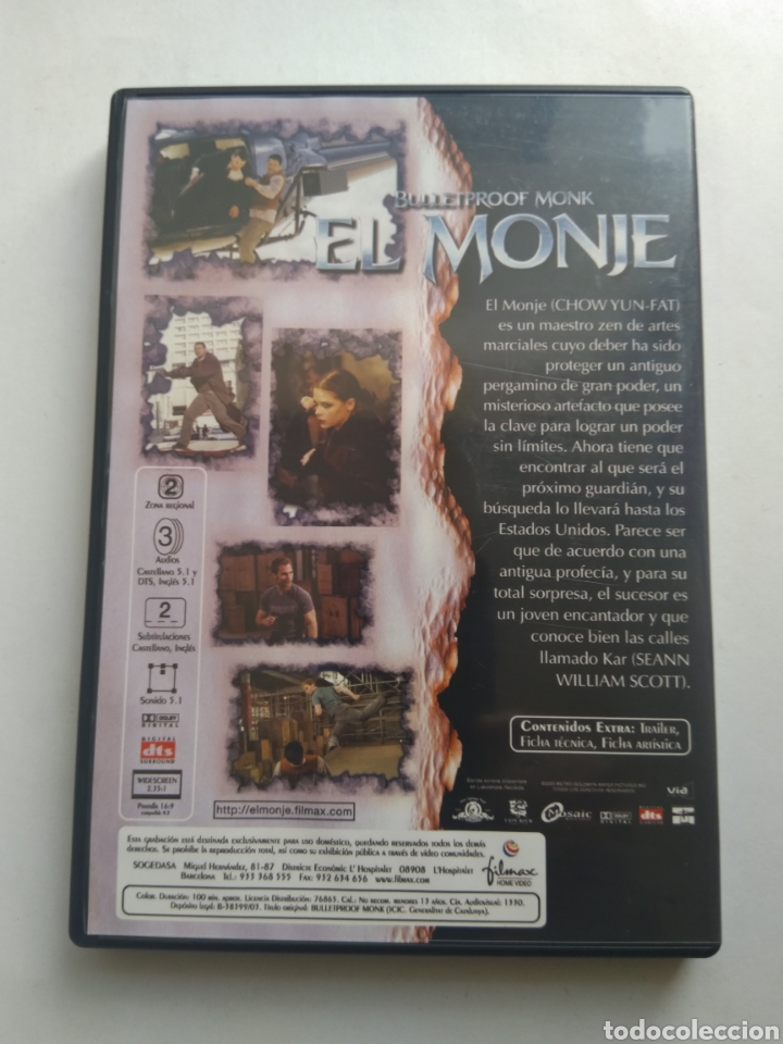 Cine: DVD EL MONJE - Foto 3