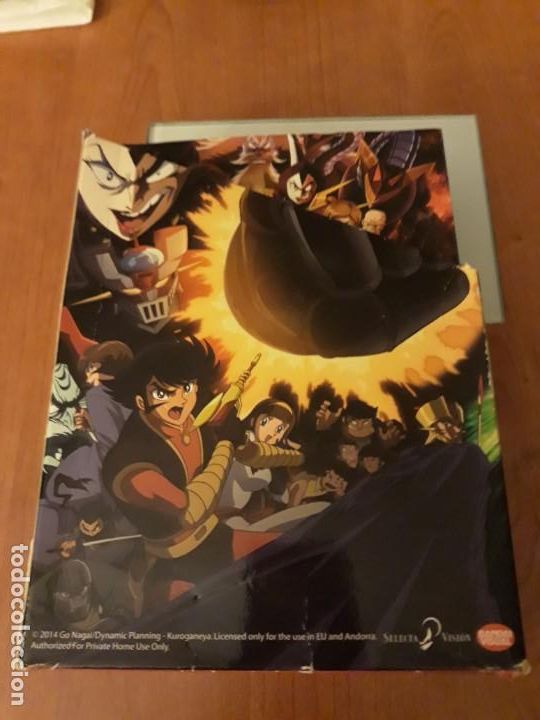 Cinema: Coleccion mazinguer z. Marca en caja de carton