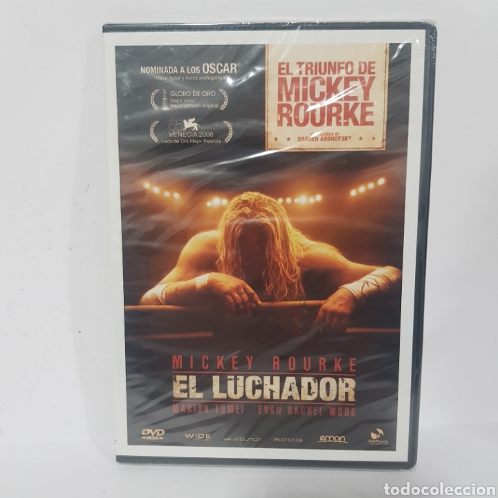 Cine: (DVS 7) el luchador‐ DVD SEGUNDA MANO TAPA FINA