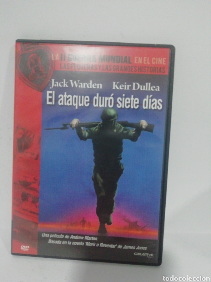 Cinema: (DVS 8)el ataque duro siete dias - DVD SEGUNDA MANO TAPA FINA