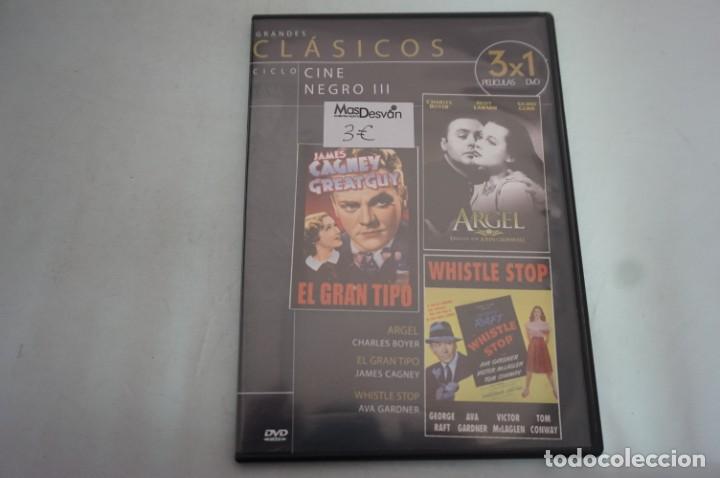 Cin&eacute;ma: (5-B3) - 1 X DVD / 3 PELICULAS: ARGEL, EL GRAN TIPO, WHISTLE STOP