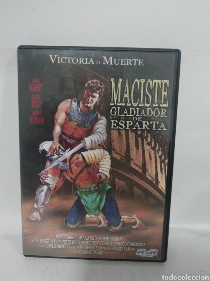 Cinema: (S 383)macistes gladiador de esparta - DVD SESEGUNDA MANO