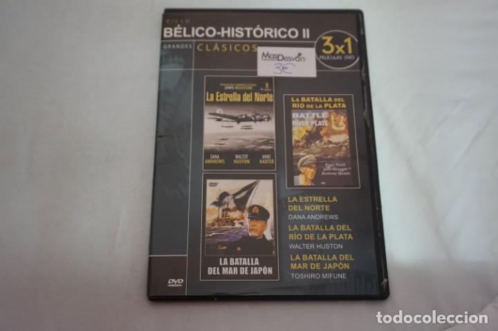 Kino: (10-B2) - 1 X DVD / 3 PELICULAS: LA ESTRELLA DEL NORTE, LA BALLATA DEL RIO PLATA, LA BATALLA DEL MAR