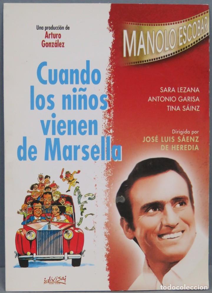 Cine: DVD. CUANDO LOS NI&Ntilde;OS VIENEN DE MARSELLA