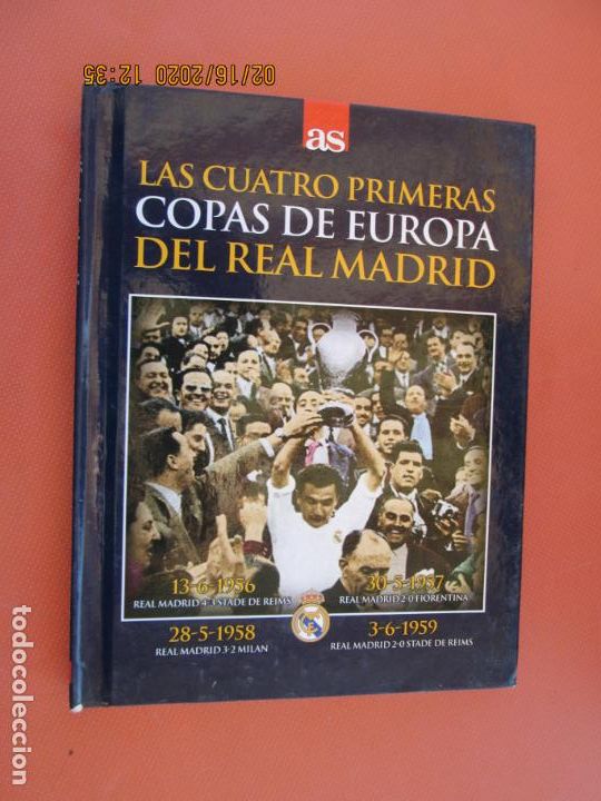 Cine: LAS CUATRO PRIMERAS COPAS DE EUROPA DEL REAL MADRID - 13-6-1956, 30-05-1957, 28-5-1958, 03-06-1959