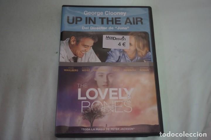 Cine: (8-B1) - 2 X DVD / 2 PELICULAS: UP IN THE AIR / GEORGE CLOONEY + THE LOVELY BONES / PETER JACSON