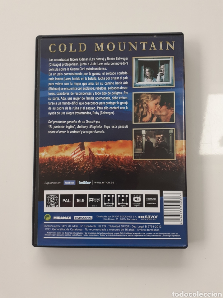 Cine: DVD COLD MOUNTAIN. - Foto 2