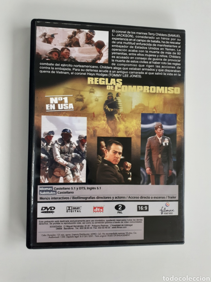 Cine: DVD REGLAS DE COMPROMISO. - Foto 2