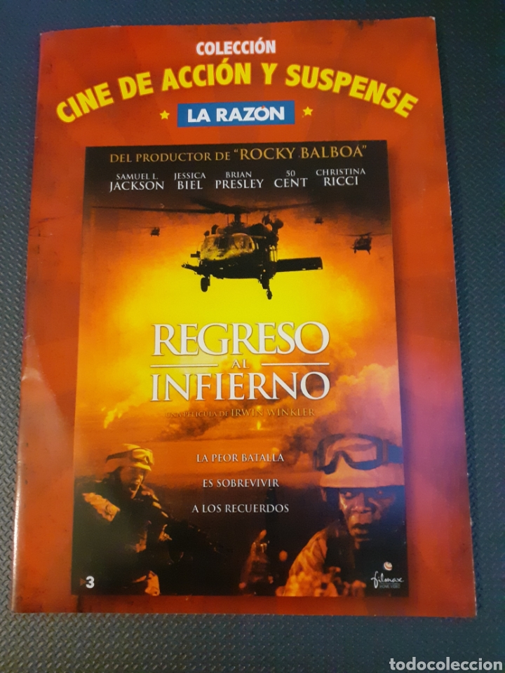 Cinema: DVD REGRESO AL INFIERNO. LA RAZ&Oacute;N, CARTON.