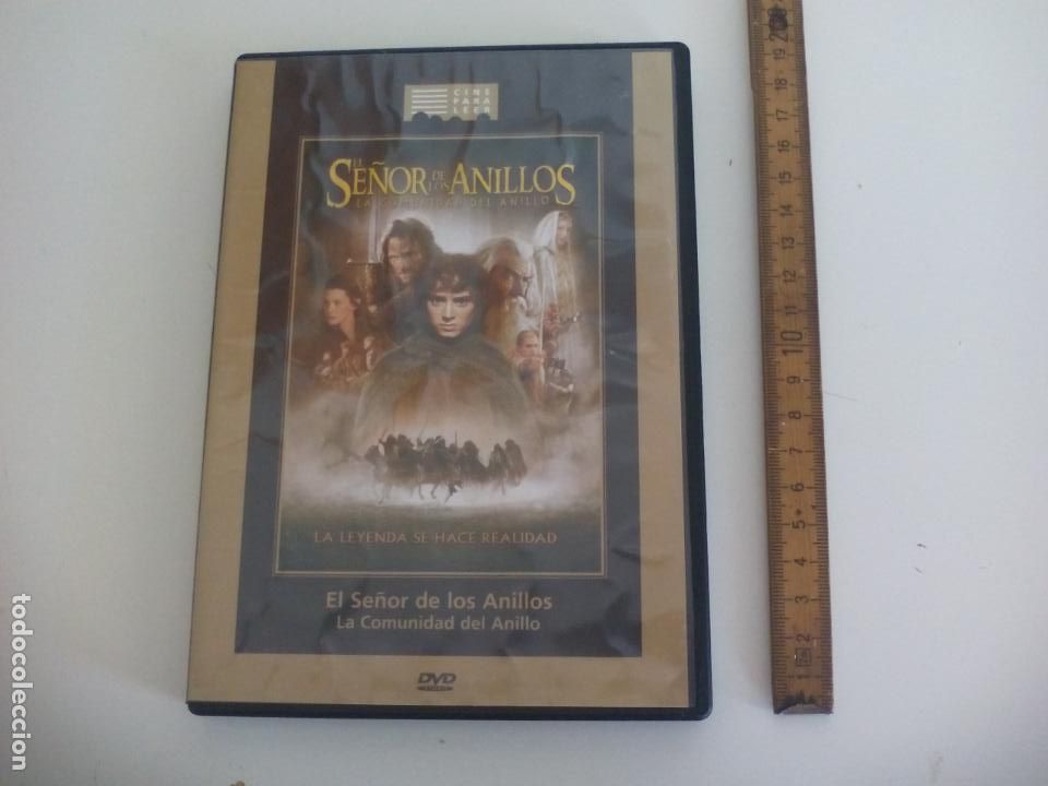 Cine: EL SE&Ntilde;OR DE LOS ANILLOS, LA COMUNIDAD DEL ANILLO. . DVD.