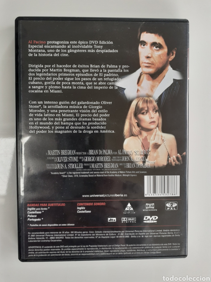Cine: DVD EL PRECIO DEL PODER.!! SOLO UN USO!! - Foto 2