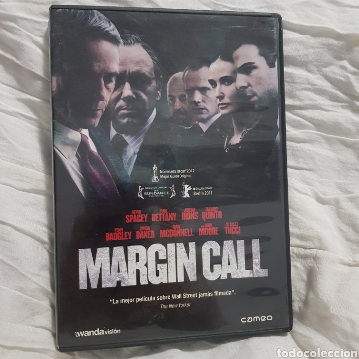 Cinema: S315 margin call - DVD SEGUNDAMANO
