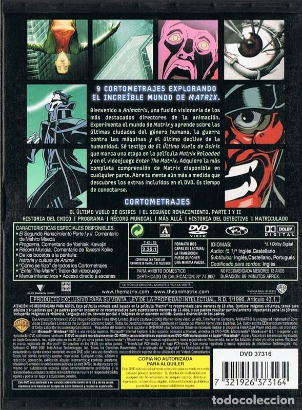Cine: ANIMATRIX (FORMATO SNAPCASE) - Foto 2