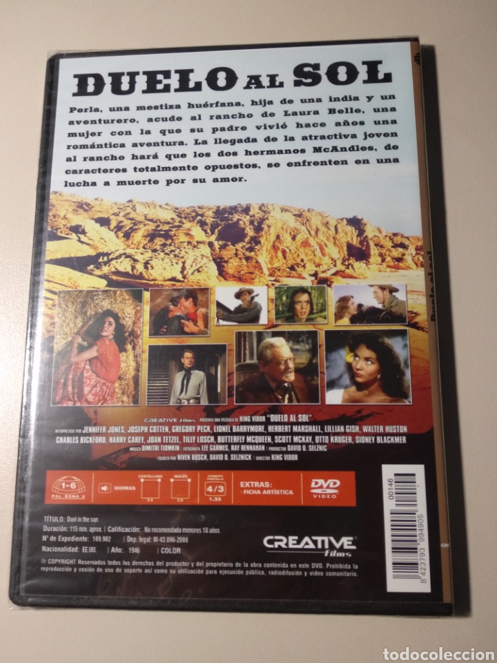 Cine: DUELO AL SOL DVD - Foto 2