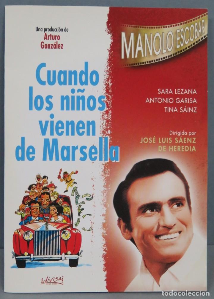 Cine: DVD. CUANDO LOS NI&Ntilde;OS VIENEN DE MARSELLA