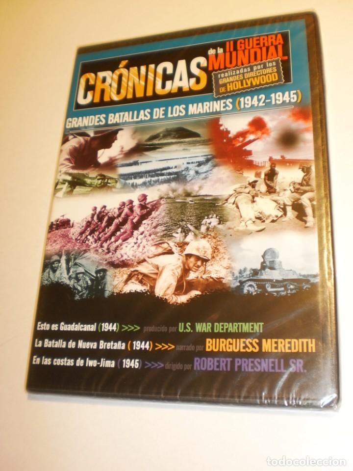 Cin&eacute;ma: cr&oacute;nica de la II guerra mundial. grandes batallas  de los marines (1942-1945) caja fina (precintado)
