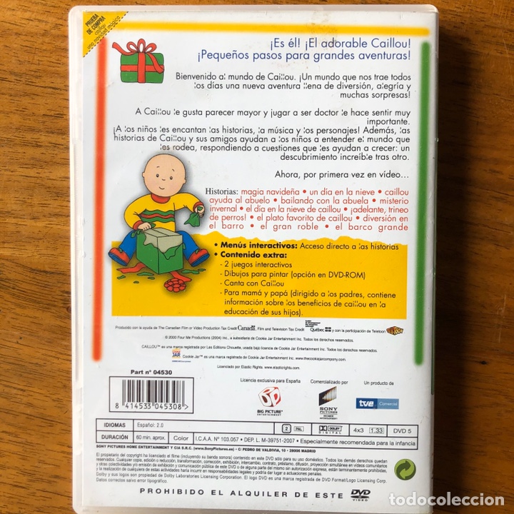 Cine: 3 DVD CAILLOU - Foto 5