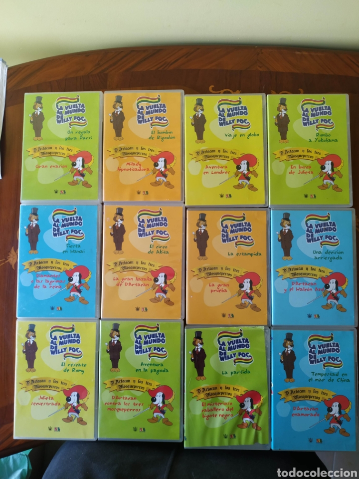 Cine: Lote de 12 DVD s Dartacan D Atracan La vuelta al Mundo Willy Foc