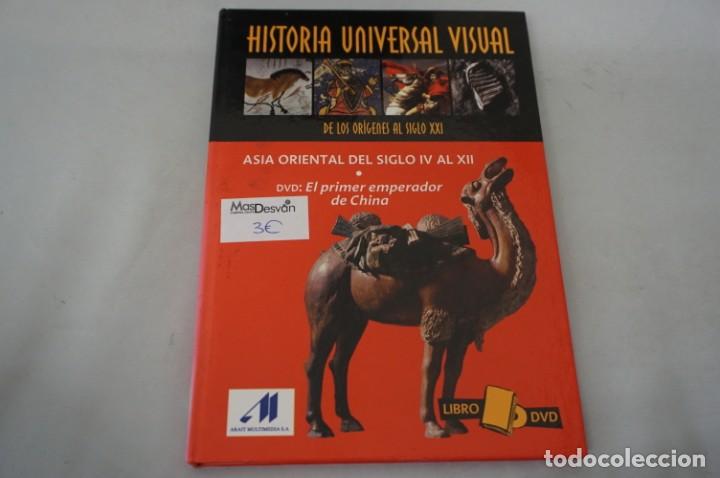 Cine: (10-B6) - 1 X DVD / HISTORIA UNIVERSAL VISUAL: EL PRIMER EMPERADOR DE CHINA, CON LIBRETO