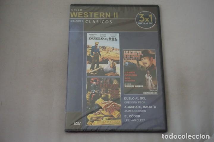 Cin&eacute;ma: (5-B6) /DVD - PRECINTADA -3 PELIS: DUELO AL SOL, AGACHATE MALDITO, EL CONDOR