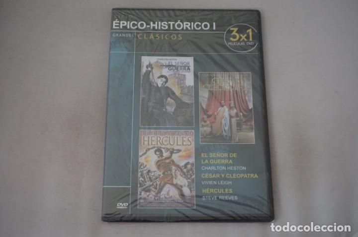 Cine: (5-B6) /DVD - PRECINTADA -3 PELIS: EL SE&Ntilde;OR DE LA GUERRA, CESAR Y CLEOPATRA, HERCULES
