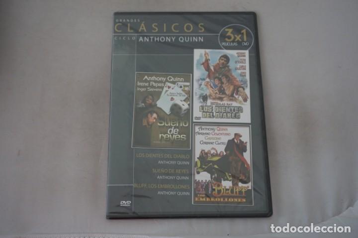 Cinema: (5-B6) /DVD - PRECINTADA -3 PELIS: LOS DIENTES DEL DIABLO, SUE&Ntilde;O DE REYES, BLUFF LOS EMBROLLONES
