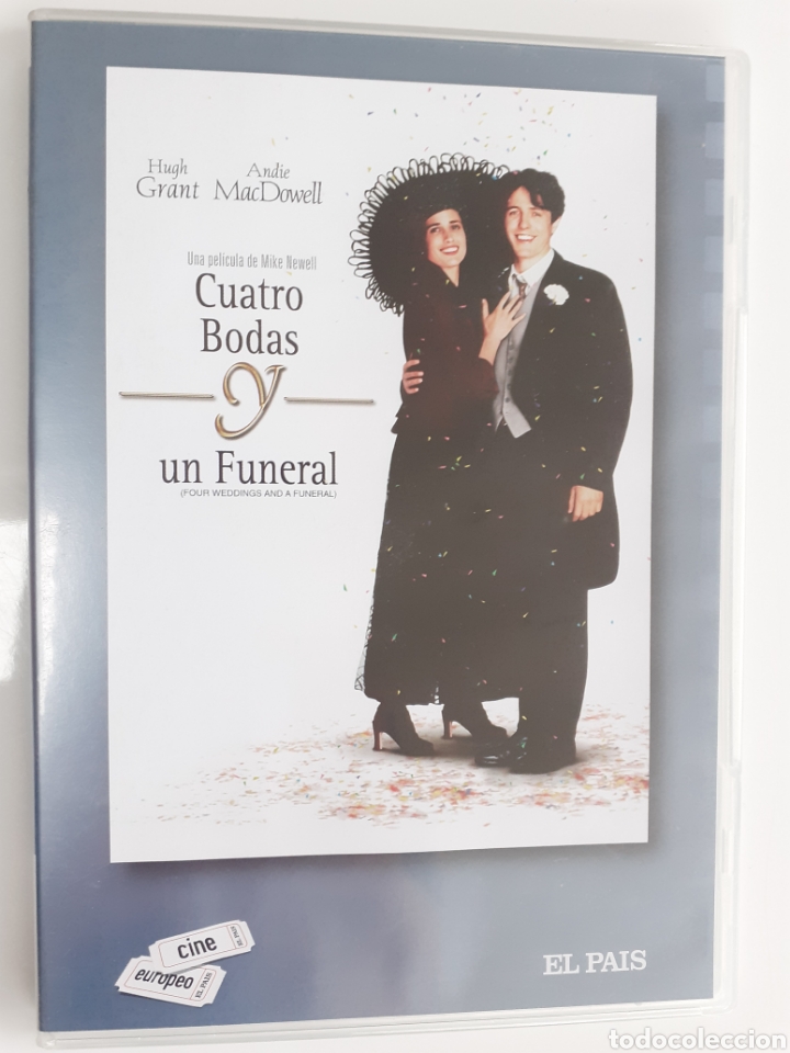 Cine: DVD CUATRO BODAS Y UN FUNERAL. CINE EUROPEO EL PAIS N&deg;8.
