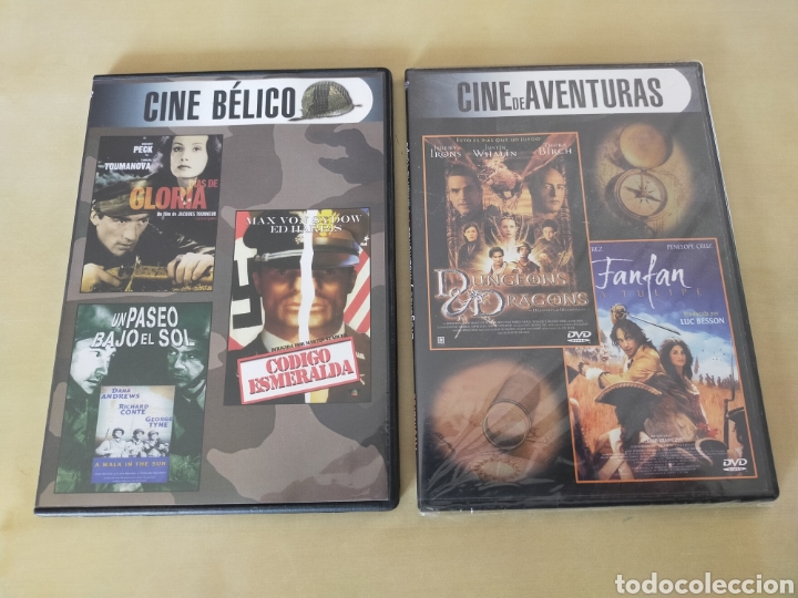 Cine: DVD Cine b&eacute;lico y de aventuras