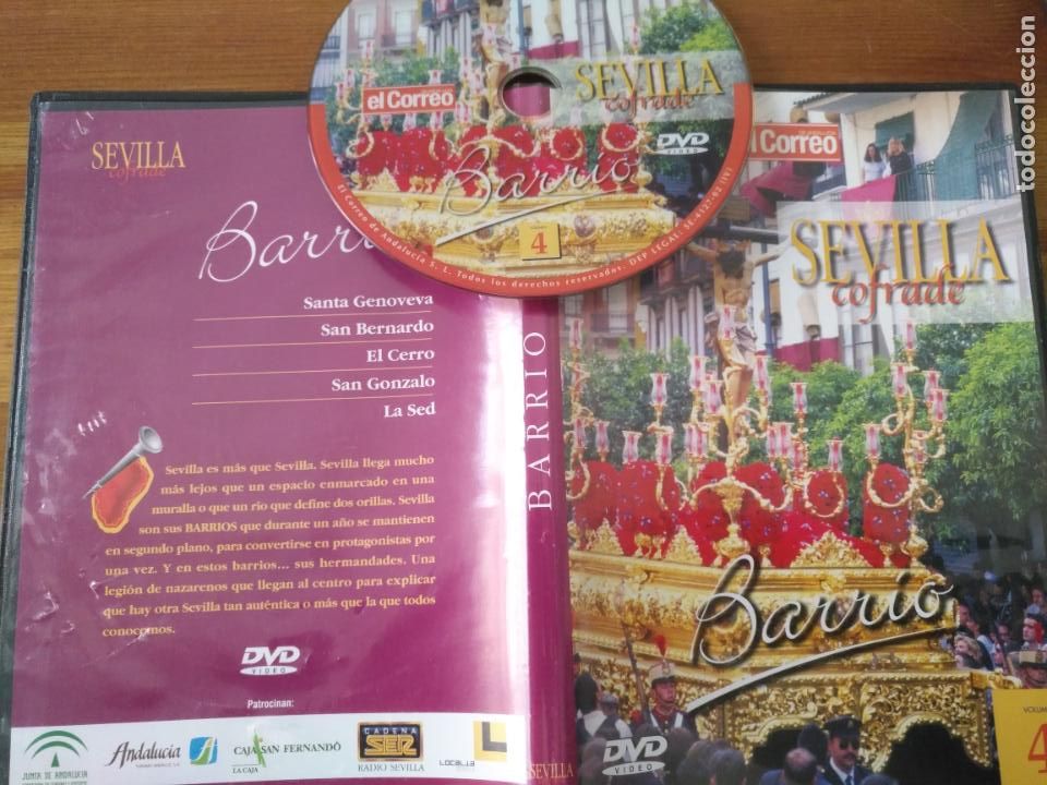 Cinema: dvd semana santa sevilla santa genoveva san bernardo el cerro san gonzalo la sed
