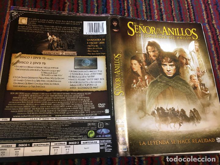 Cine: El Se&ntilde;or de los anillos (La comunidad del anillo)  dvd