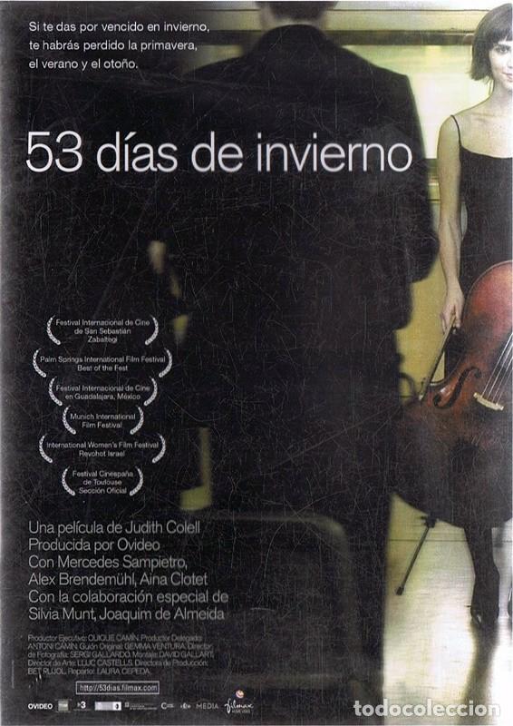 Cinema: 53 D&Iacute;AS DE INVIERNO MERCEDES SAMPIETRO (PRECINTADO)