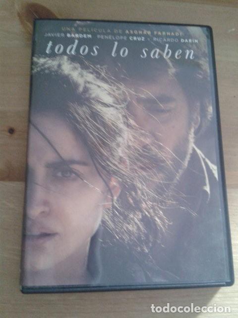 Cinema: Todos Lo Saben. Pen&eacute;lope Cruz. DVD