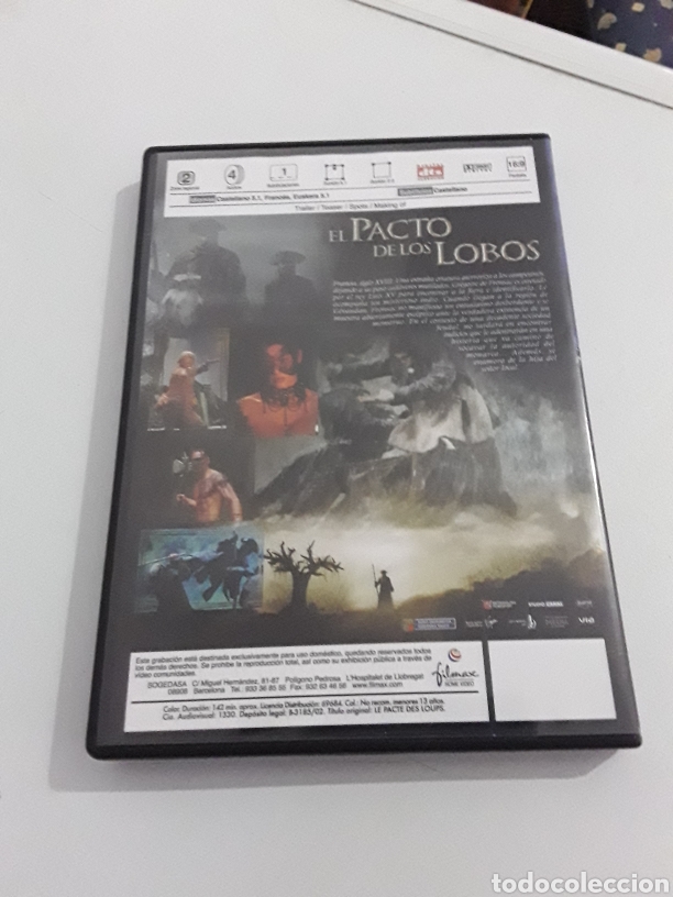 Cine: El Pacto De Los Lobos DVD - Foto 3