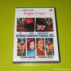 Cine: DVD.- TRIPLE CROSS - ROMY SCHNEIDER - YUL BRYNNER - PRECINTADA. Lote 203305265
