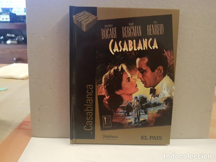 Cine: casa blanca pelicula en dvd disco+libro buen estado ver fotos