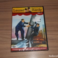 Cine: LAUREL Y HARDY VOL. 2 EL GORDO Y EL FLACO 5 PELICULAS DVD NUEVA PRECINTADA. Lote 366373626