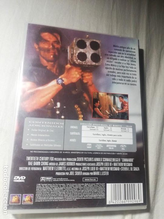 Cine: Comando. Commando. DVD. - Foto 2