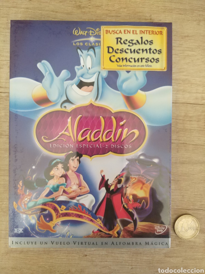 Aladdin Edición Especial - 2 Dvd Disney Precint - Vendido En Venta ...