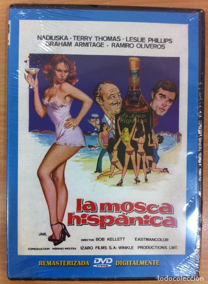 Cine: DVD CINE COMEDIA ER&Oacute;TICA ESPA&Ntilde;OLA - LA MOSCA HISP&Aacute;NICA (1976), CON NADIUSKA. PRECINTADO