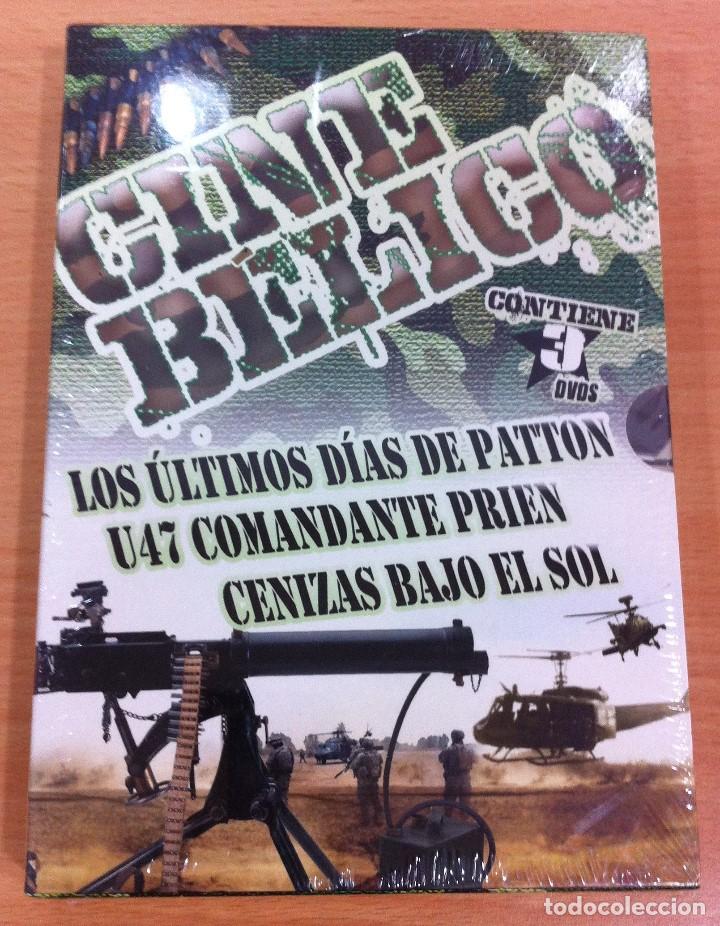 Cine: PACK 3 DVD CINE B&Eacute;LICO - &Uacute;LTIMOS D&Iacute;AS DE PATTON + U-47 PRIEN + CENIZAS BAJO EL SOL. PRECINTADO