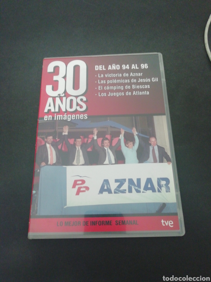Cinema: Dvs10- 30 a&ntilde;os del a&ntilde;o94 al 96-dvd segundamano tapa fina