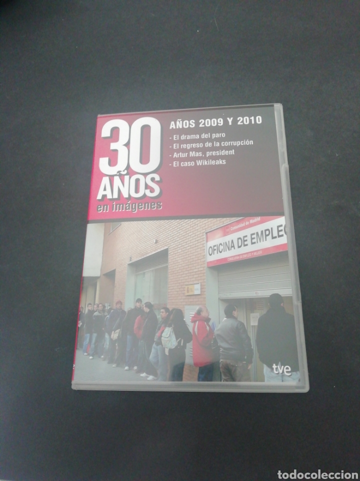 Cine: Dvs12- 30 a&ntilde;os en imagenes ,a&ntilde;os 2009 y 2010 -dvd segundamano tapa fina